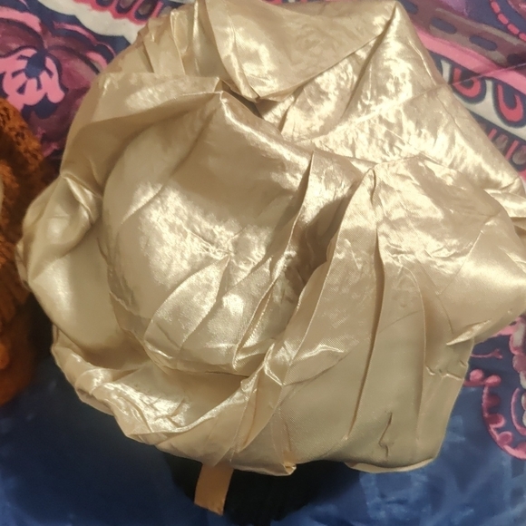 Black and Tan Women's Beanie With Bonnet Material Inside - Picture 2 of 15